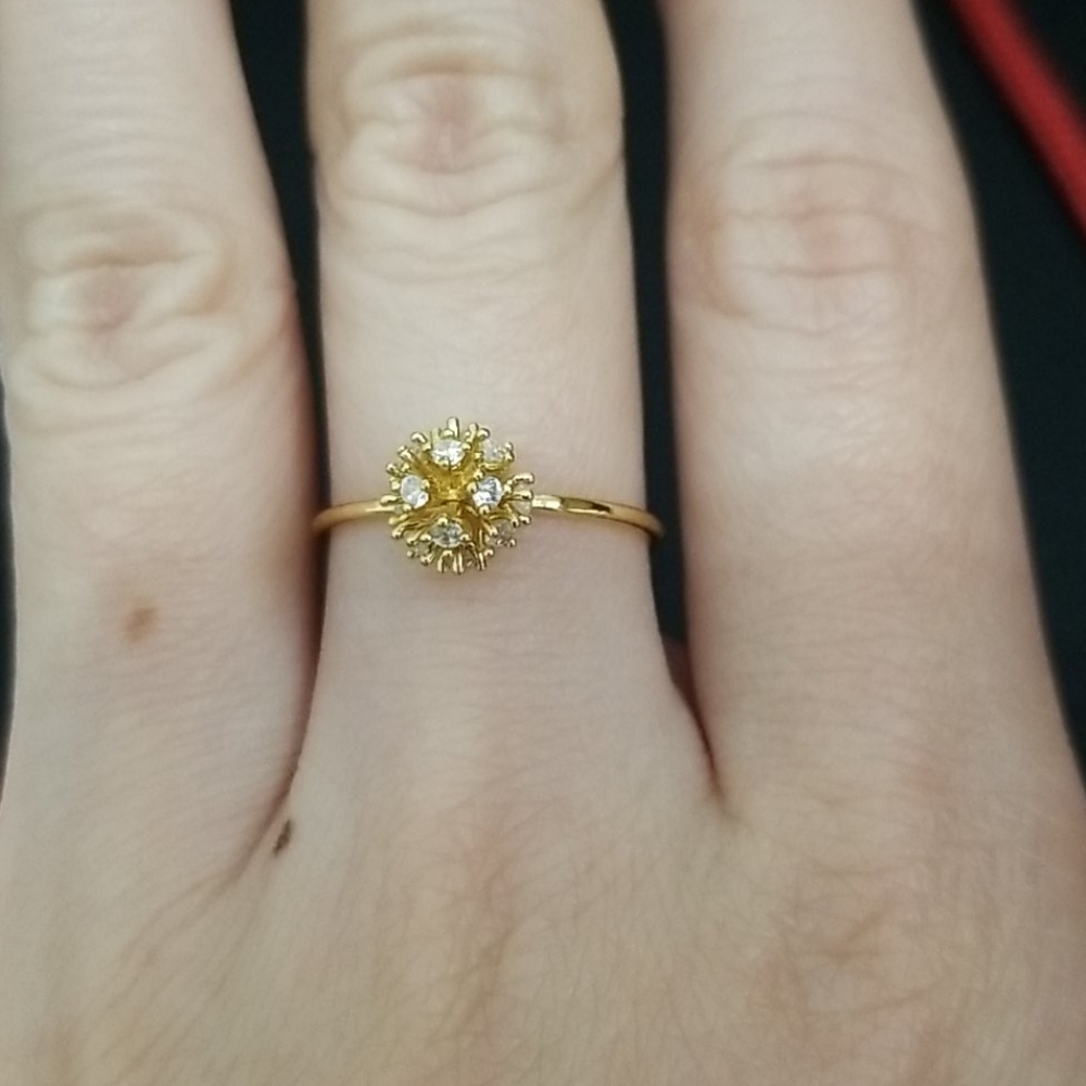 Dainty Fireball Stack Ring - image 3